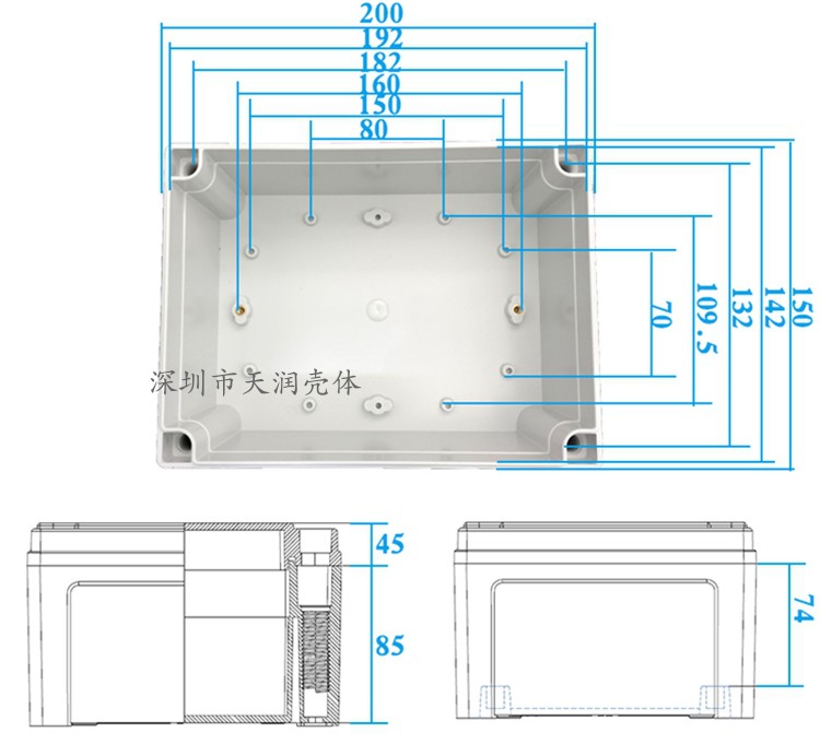 逆变器铝外壳,厂家直销铝壳